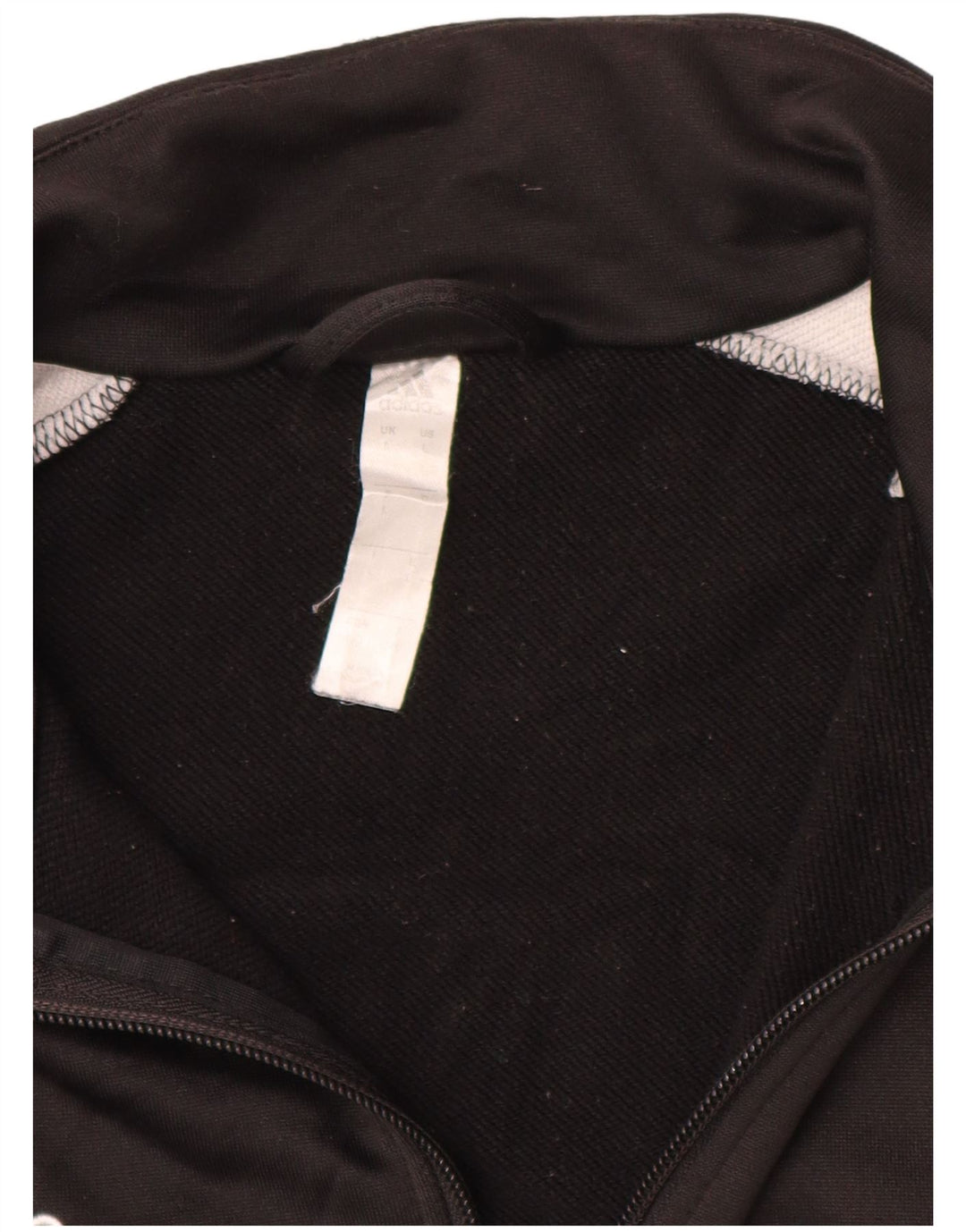 ADIDAS Mens Tracksuit Top Jacket Grande Preto Colourblock Poliéster