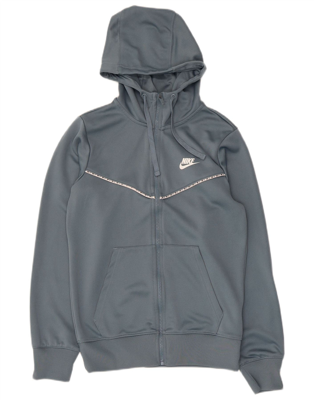 Suéter Nike masculino com capuz e zíper XS cinza poliéster
