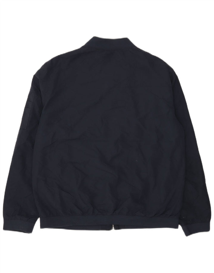 Jaqueta bomber masculina Jack & Jones Reino Unido 44 2XL azul marinho