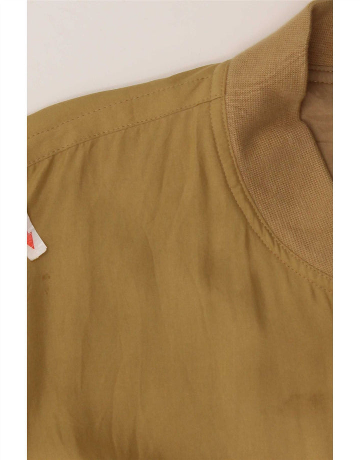 Jaqueta bomber masculina Paul & Shark UK 42 XL seda amarela