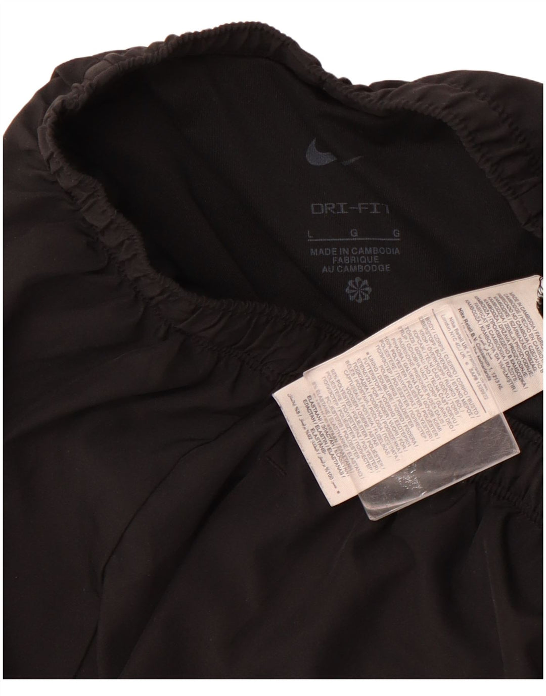 Nike Mens Sport Shorts Grande Poliéster Preto