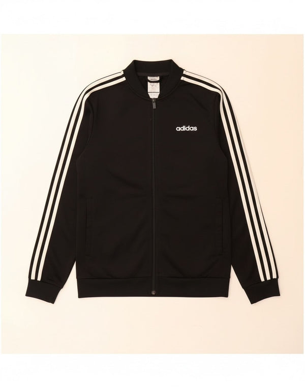Adidas Mens Treino Top Jacket Pequeno Poliéster Preto