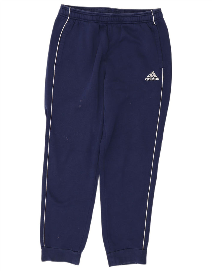ADIDAS Mens Calças de treino Joggers Médio Azul Marinho Algodão