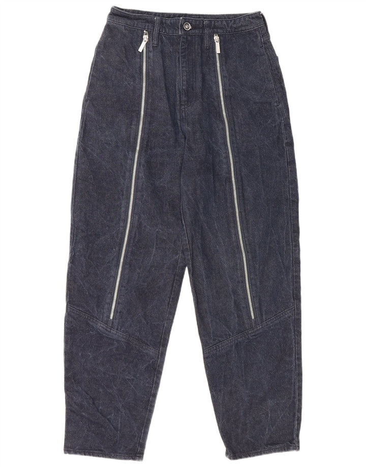 Calça jeans feminina Armani Exchange US 4 pequena W26 L27 azul marinho