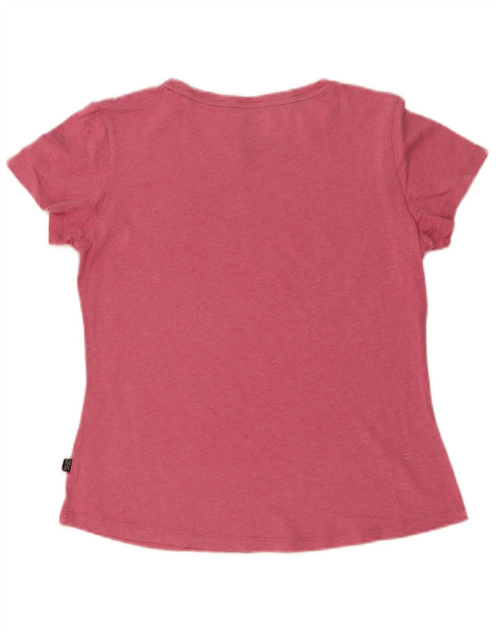 Puma Camiseta Feminina Graphic Top UK 12 Médio Rosa