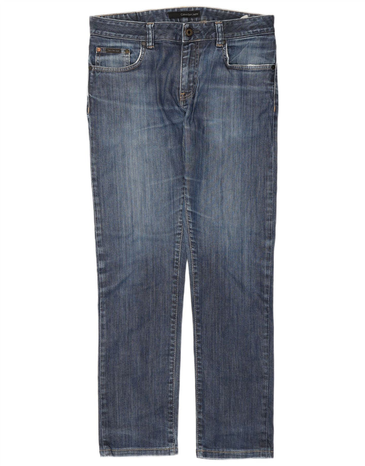 Calça jeans skinny masculina Calvin Klein W32 L30 azul