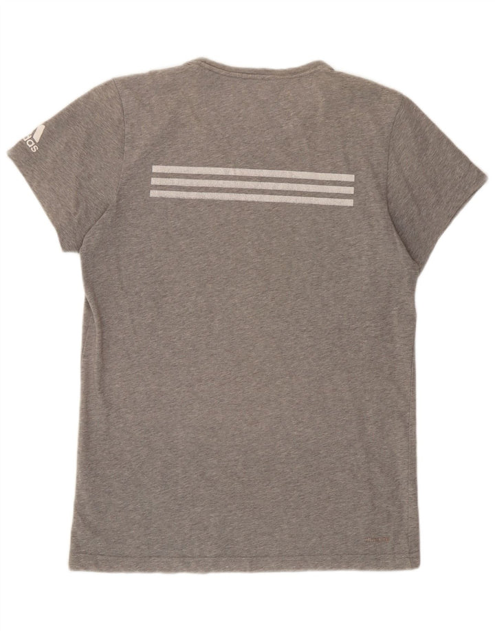 Camiseta Adidas Masculina Graphic Top Cinza Médio Colourblock