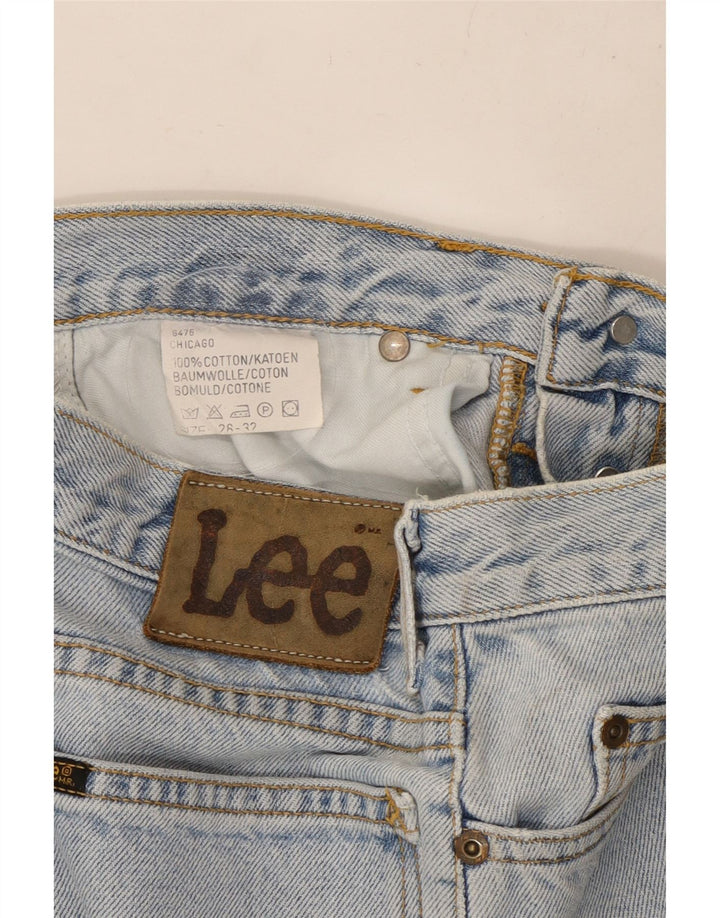 Jeans retos femininos LEE W28 L27 algodão azul