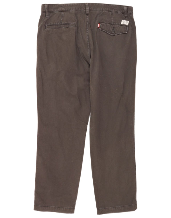 Calça Levi's Masculina Authentic Chino W34 L30 Algodão Cinza