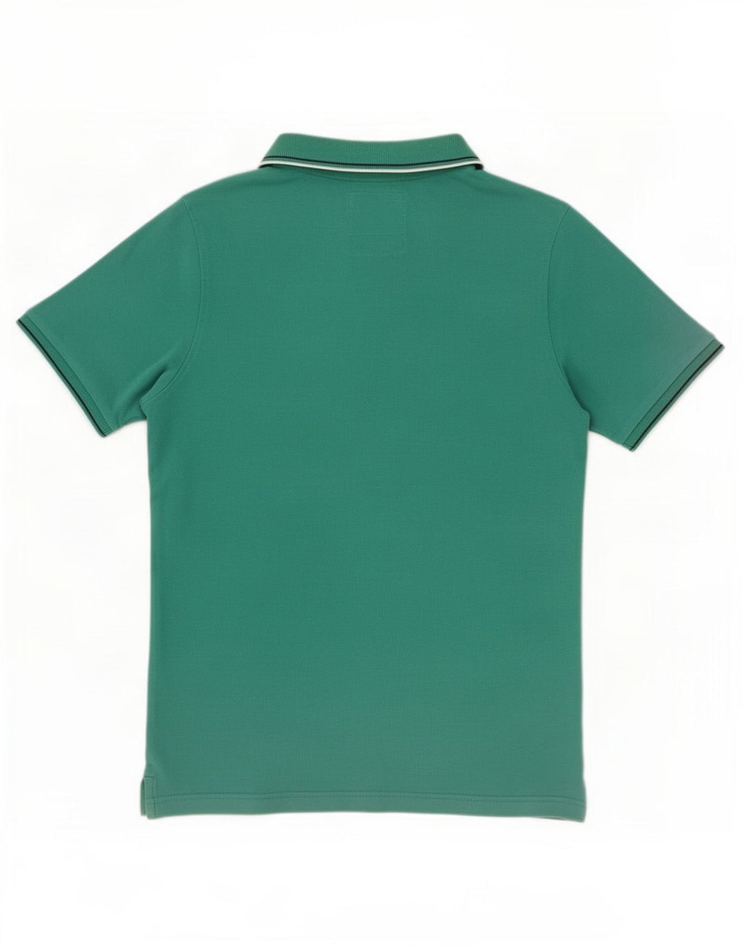 Camisa polo masculina Armani Jeans listrada verde médio