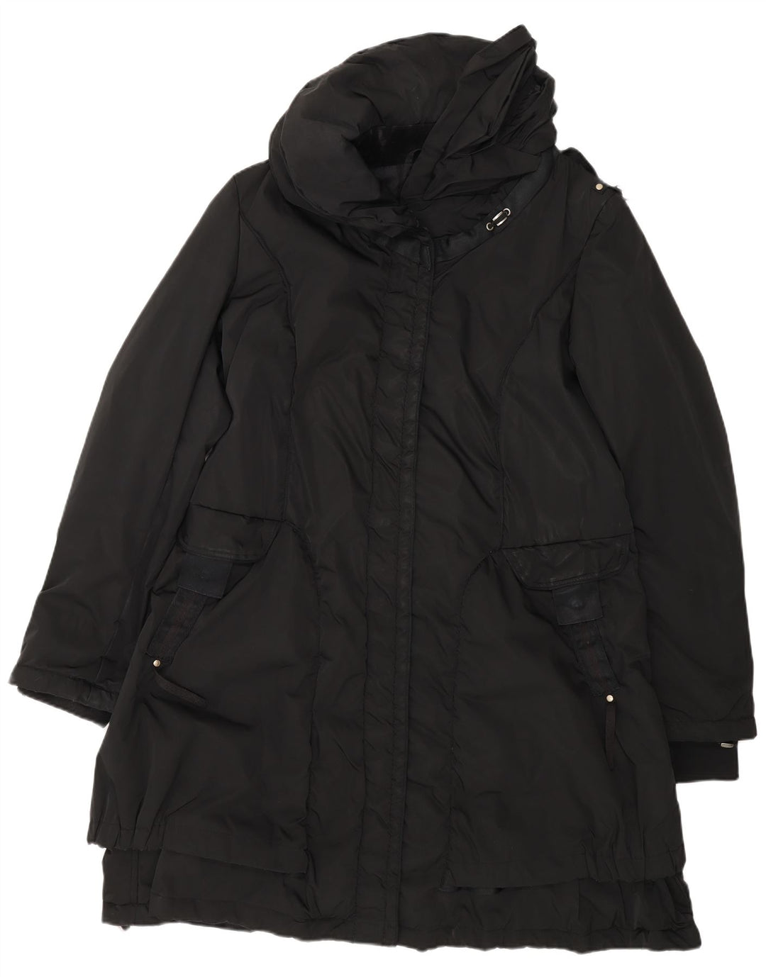Casaco corta-vento feminino Marithe François Girbaud IT 46 grande preto
