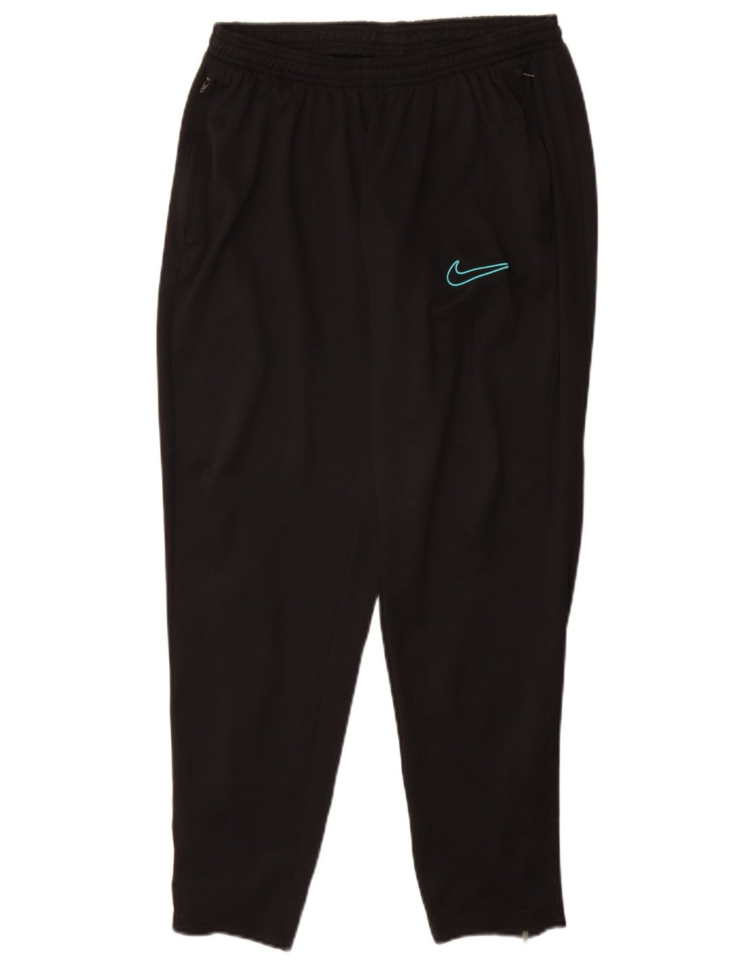 Calça de treino feminina NIKE Dri Fit UK 14 grande poliéster preto