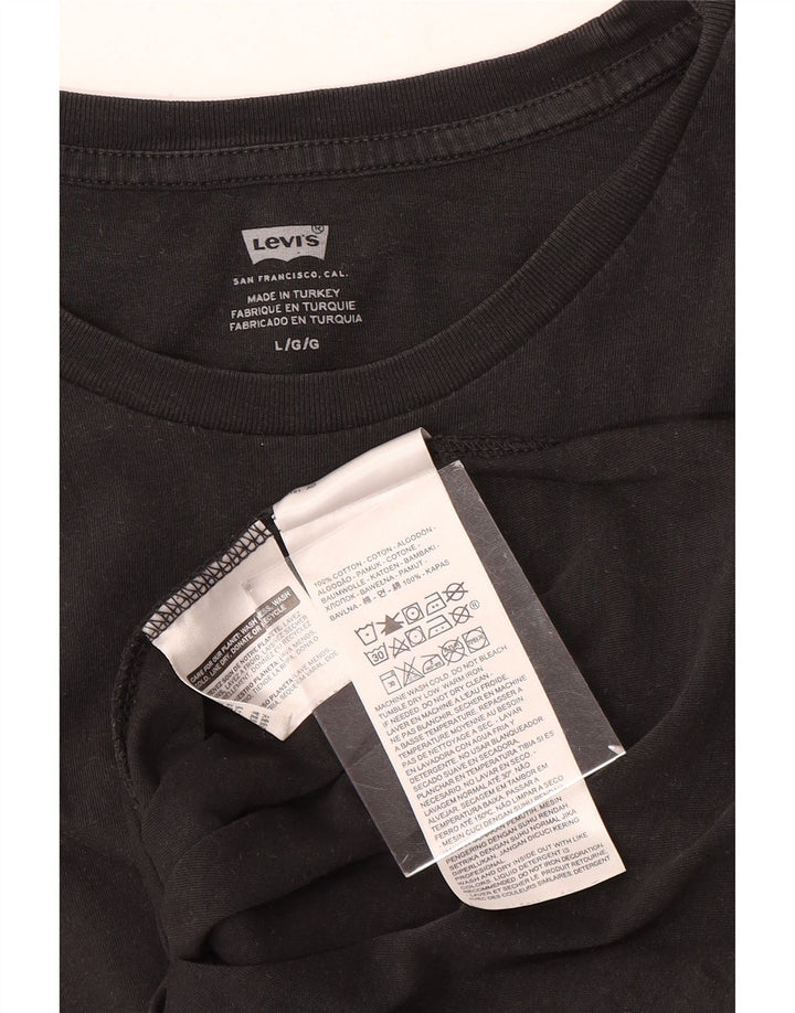 Camiseta masculina Levi's grande preta floral