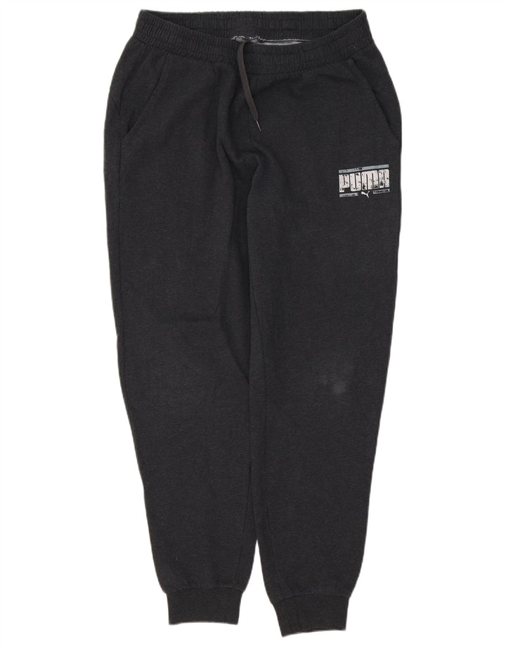 Calça esportiva masculina PUMA Graphic Joggers grande preta