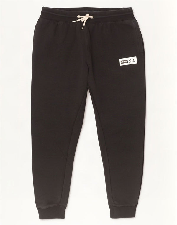 Calça de treino masculina Ellesse Joggers XL algodão preto