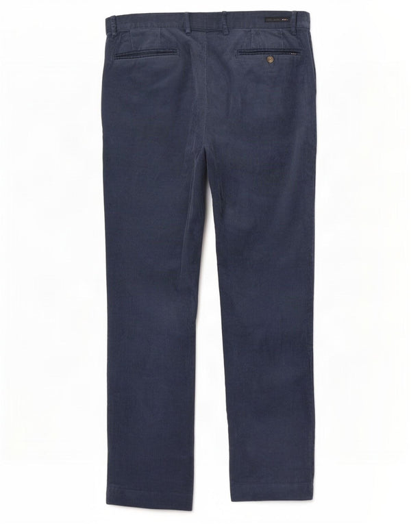 Polo Ralph Lauren Masculino Stretch Slim Fit Calças de veludo W34 L32 Azul marinho