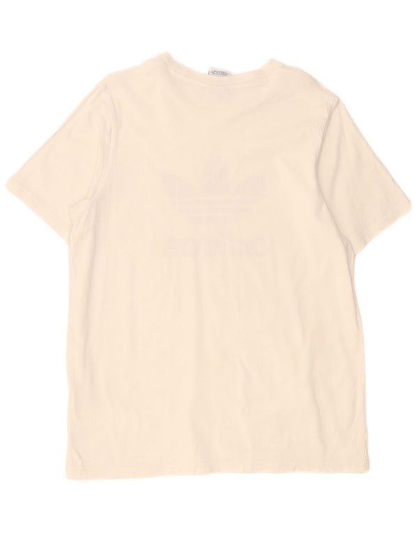 Camiseta Adidas Masculina Graphic Top Médio Branco