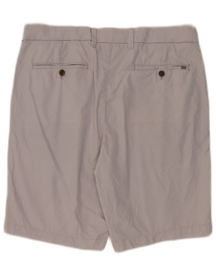 Shorts Chino masculino Marks & Spencer W36 grande algodão cinza