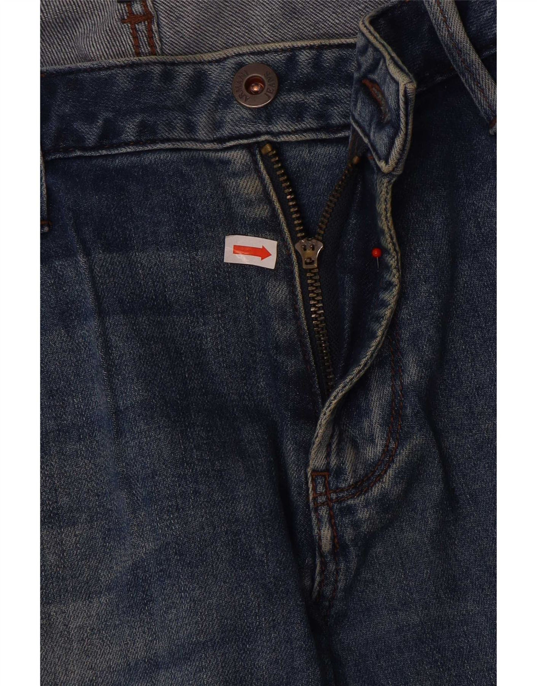Armani Mens Slim Jeans W34 L34 Azul Algodão
