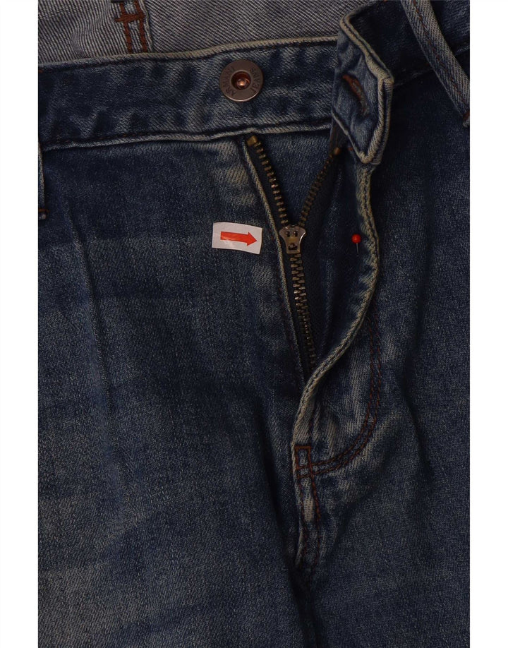 Armani Mens Slim Jeans W34 L34 Azul Algodão