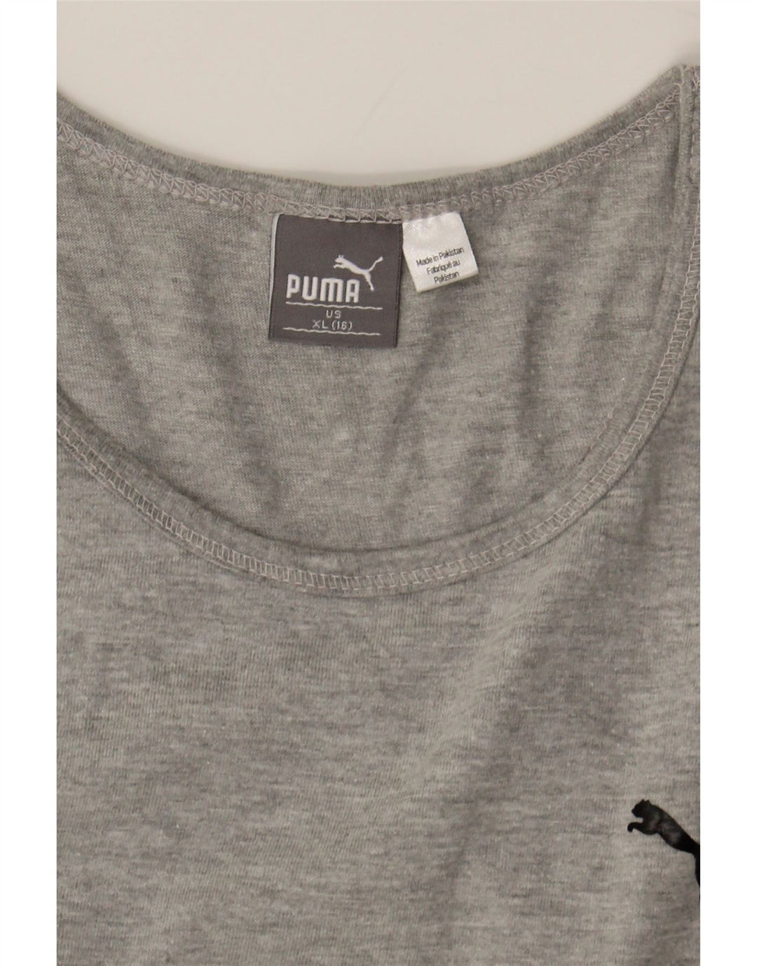 PUMA Girls Playsuit 15-16 Years XL  Grey Flecked Cotton Vintage Puma and Second-Hand Puma from Messina Hembry 