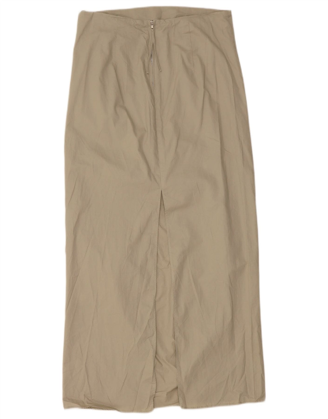 Saia maxi feminina Zara médio W28 algodão verde