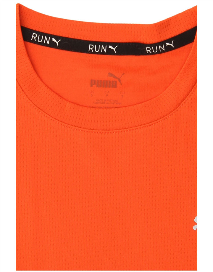 Camiseta masculina PUMA pequena laranja