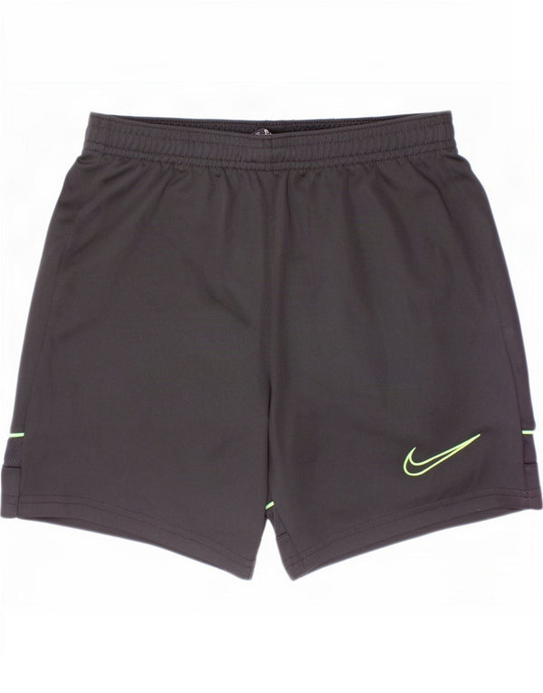 Shorts esportivos Nike Boys Dri Fit 8-9 anos pequenos pretos poliéster