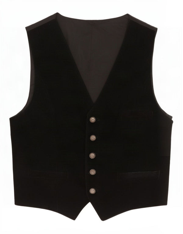 Colete masculino de camurça C&A XL couro preto