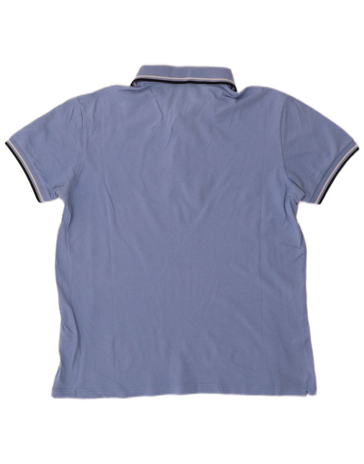 Camisa polo masculina leve e elástica Fred Perry grande azul