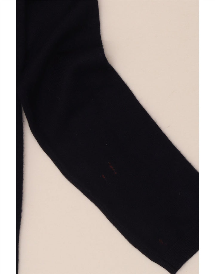 Zara Suéter Cardigan Aberto Feminino Reino Unido 12 Médio Azul Marinho
