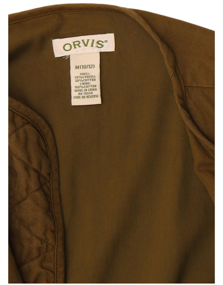Jaqueta Blazer Feminina Orvis Open US 10/12 Médio Cáqui Viscose