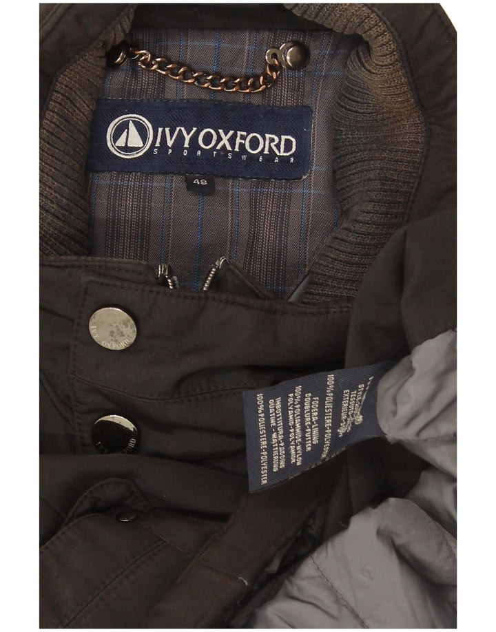 Jaqueta utilitária masculina Ivy Oxford IT 48 poliéster preto médio