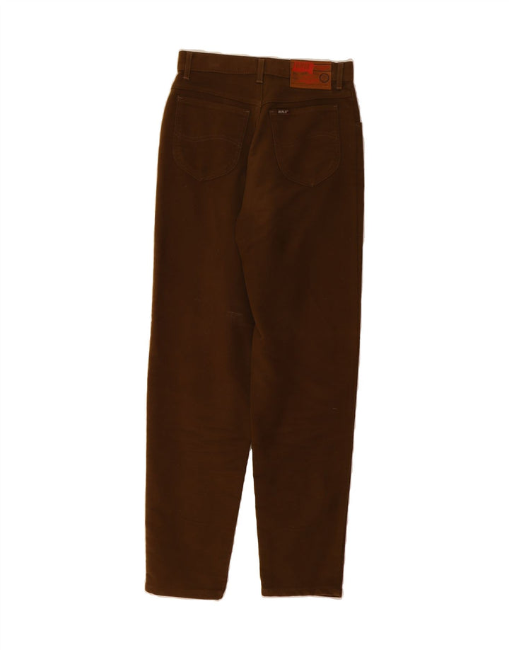 RIFLE Womens Tapered Casual Trousers W28 L30 Brown Cotton Vintage Rifle and Second-Hand Rifle from Messina Hembry 