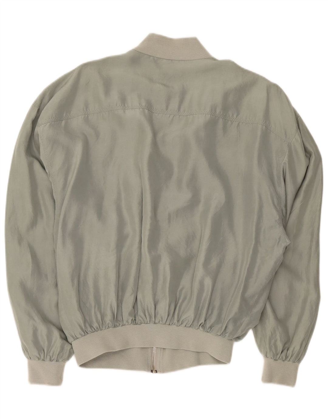 Jaqueta bomber masculina Manhattan UK 38 seda cinza médio