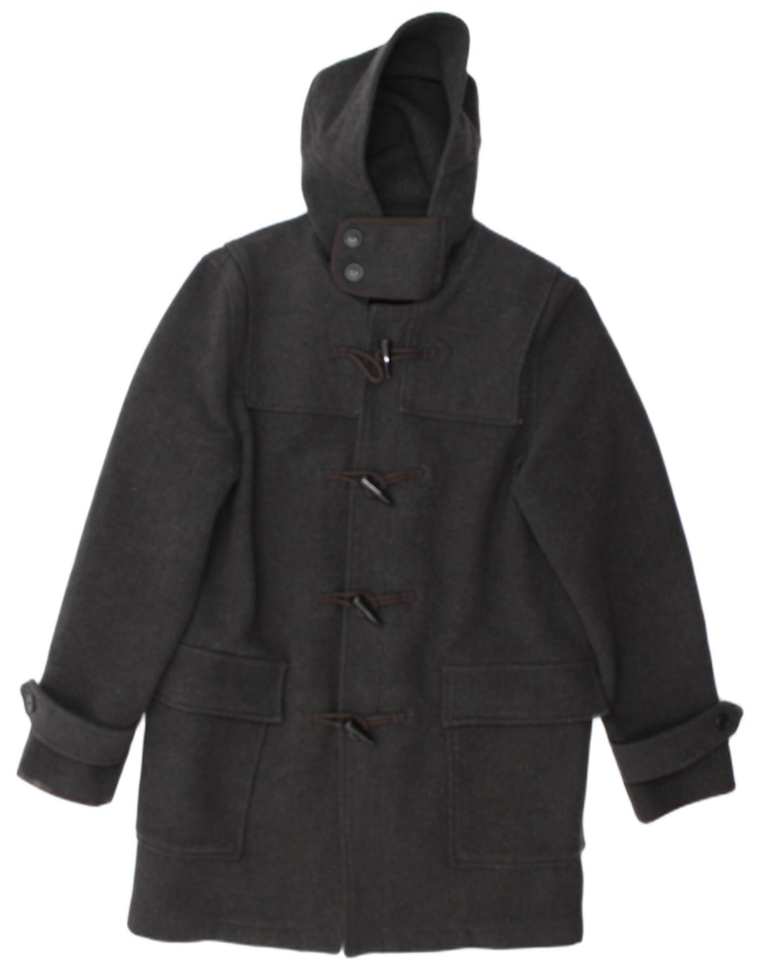 Casaco masculino com capuz TOPMAN UK 38 cinza médio