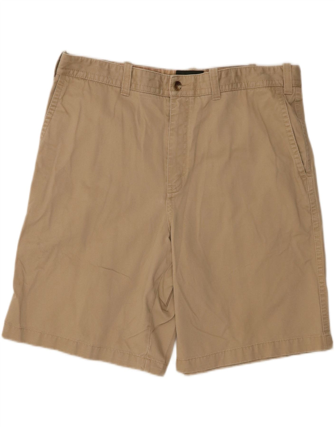 EDDIE BAUER Mens Chino Shorts W38 XL Algodão Bege
