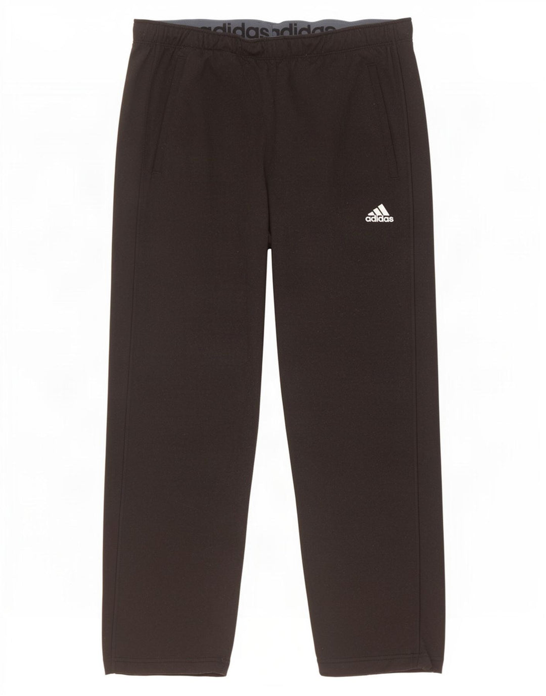 Calça de treino masculina Adidas grande poliéster preto