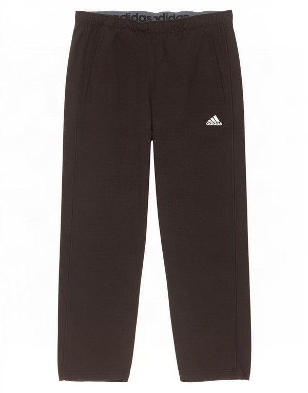 Calça de treino masculina Adidas grande poliéster preto
