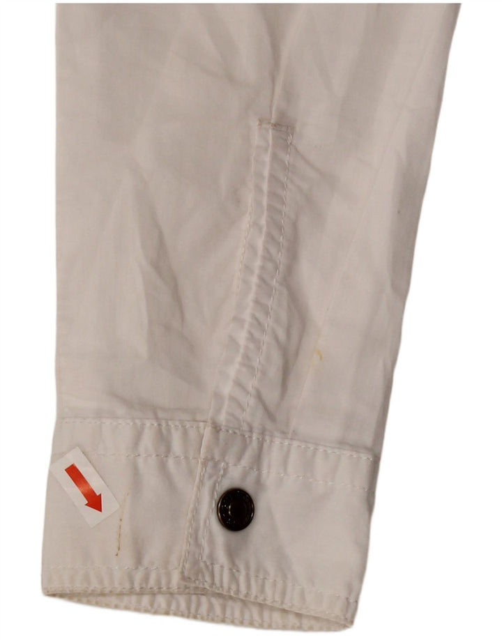 Camisa Guess Menina 11-12 Anos Algodão Branco