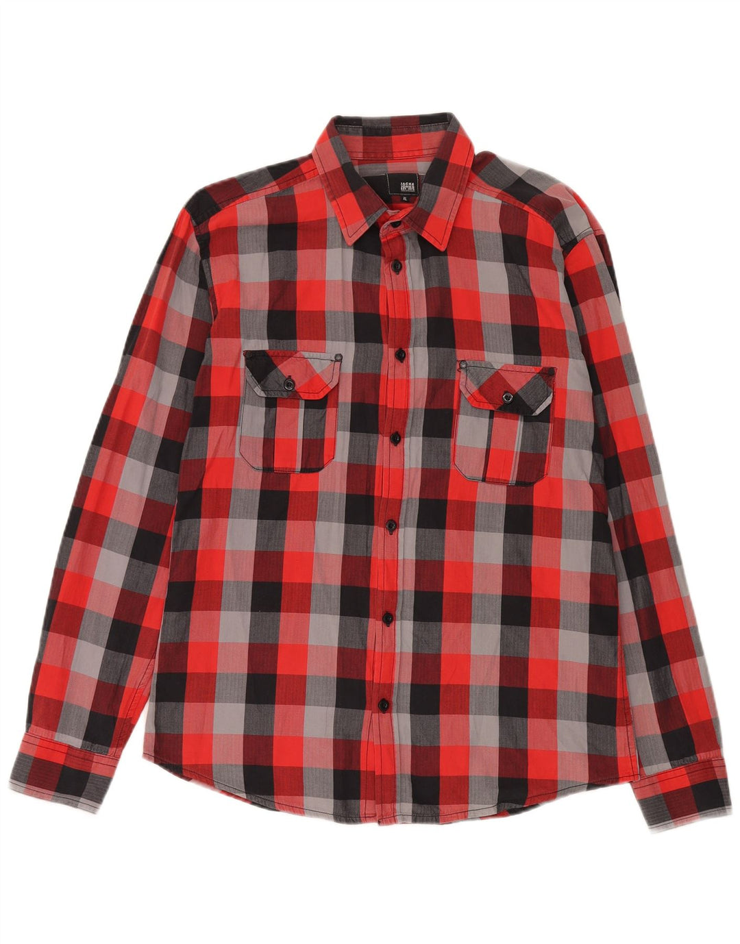 Camisa masculina Jack & Jones XL algodão xadrez multicolorido