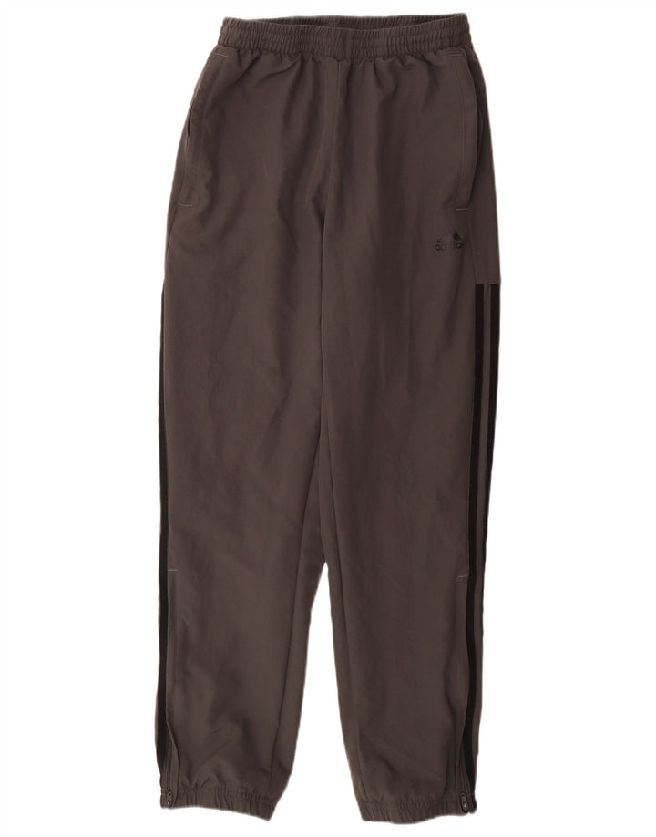 Adidas Mens Calças de treino Joggers Pequeno Poliéster Cinza