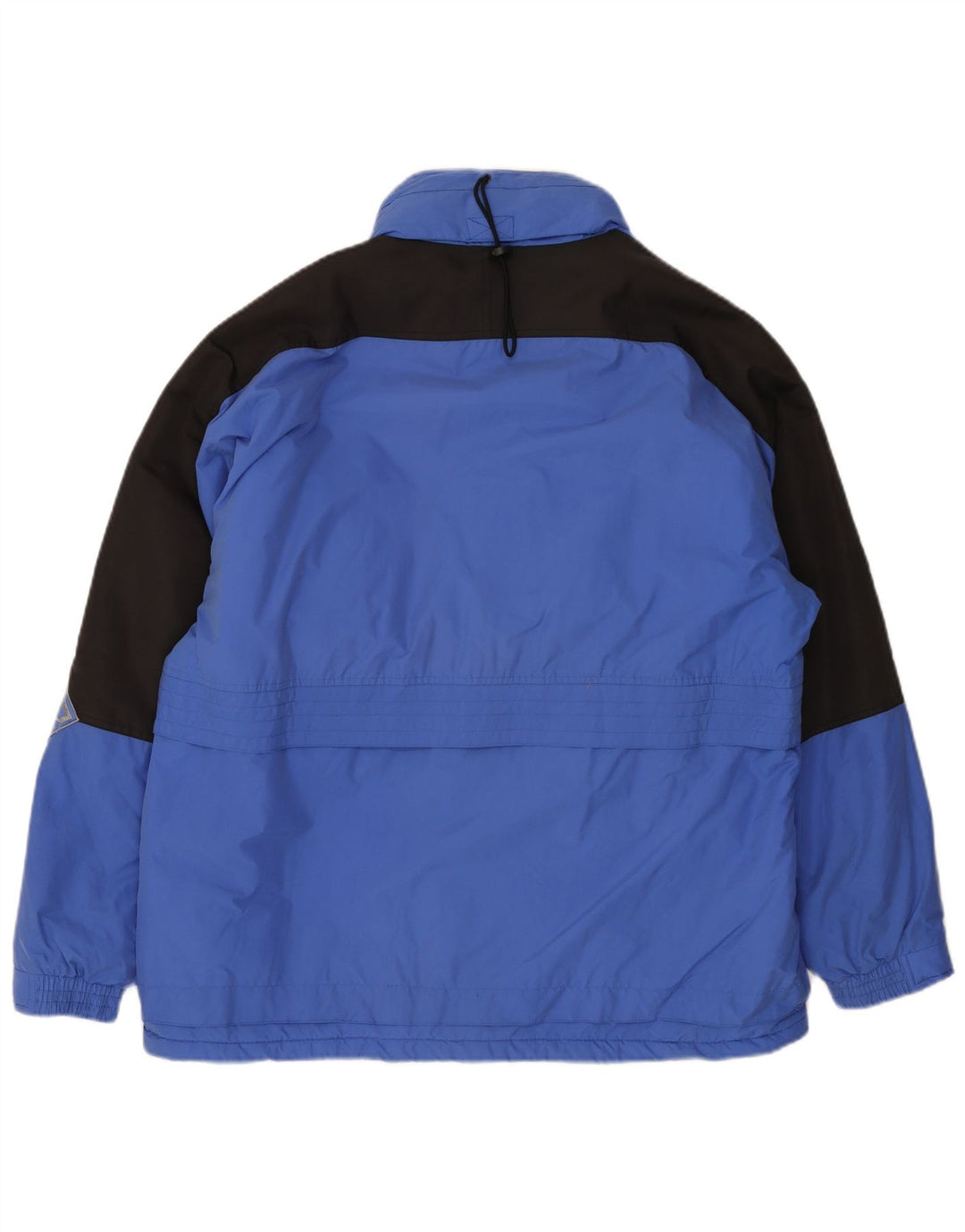 Jaqueta de esqui masculina ETIREL UK 40 grande bloco colorido azul nylon