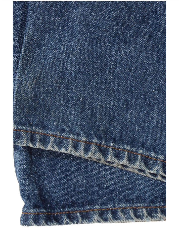 Jeans reto feminino Valentino W34 L31 algodão azul