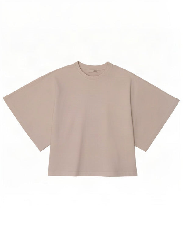 Blusa feminina Zara Batwing Top UK 14 algodão branco médio