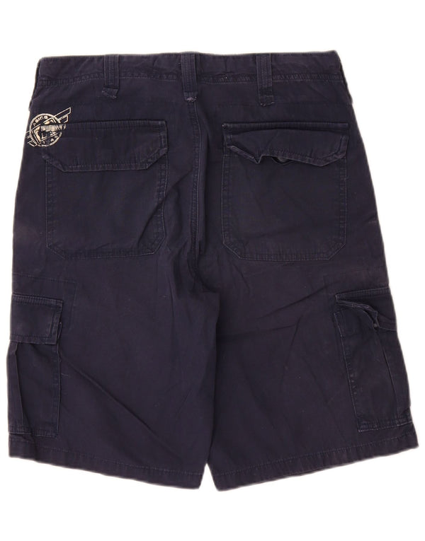 Shorts Cargo Masculino Asics IT 46 Pequeno W30 Azul Marinho Algodão