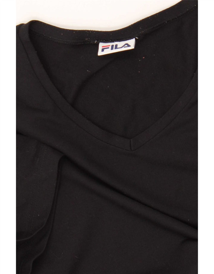 Fila Camiseta Feminina Top Pequeno Preto