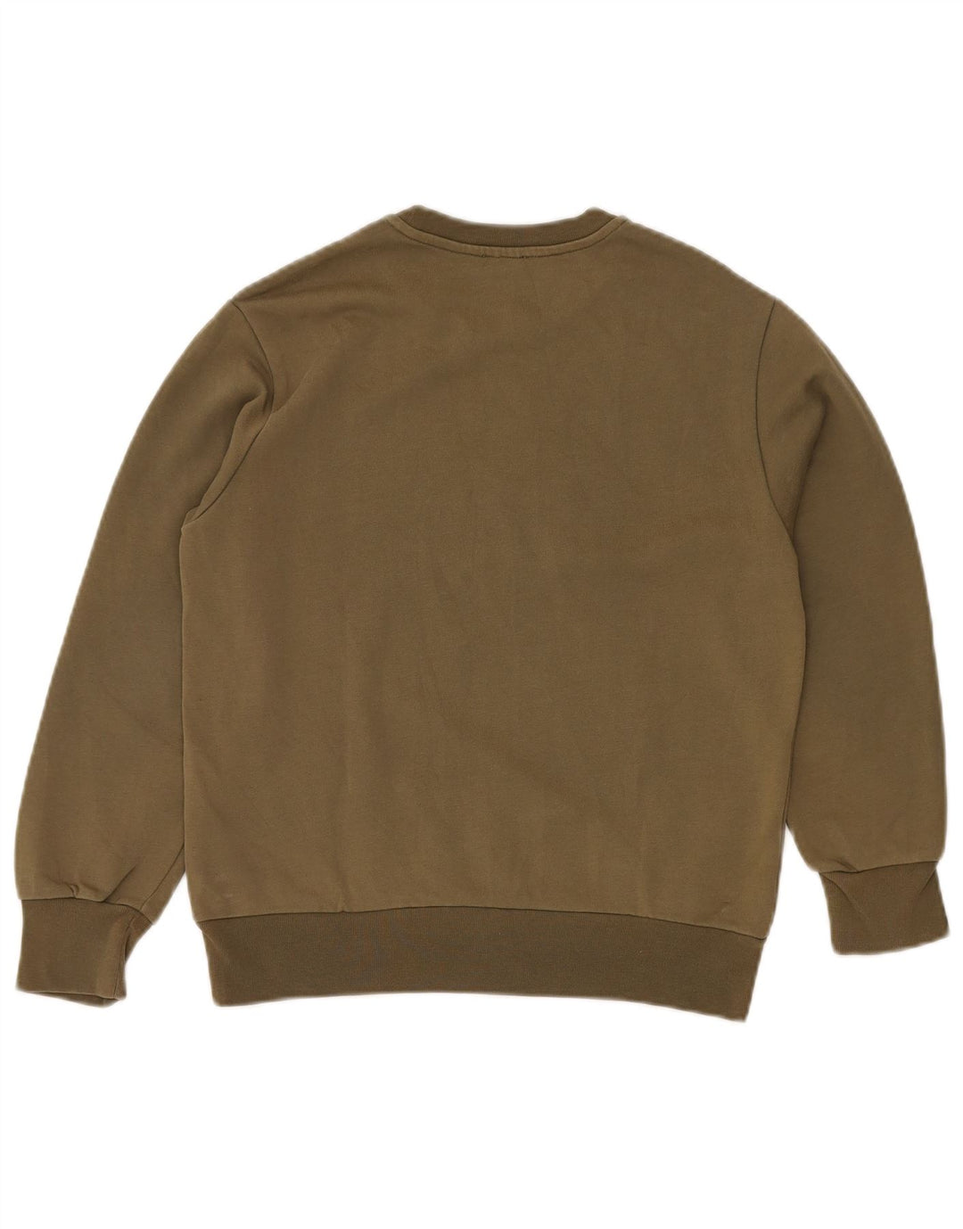 Suéter gráfico feminino DIESEL UK 12 algodão cáqui médio