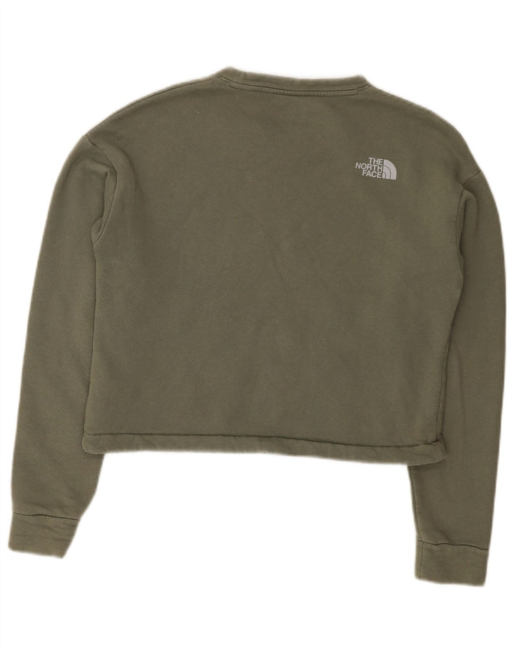 Moletom feminino THE NORTH FACE UK 10 pequeno algodão cáqui