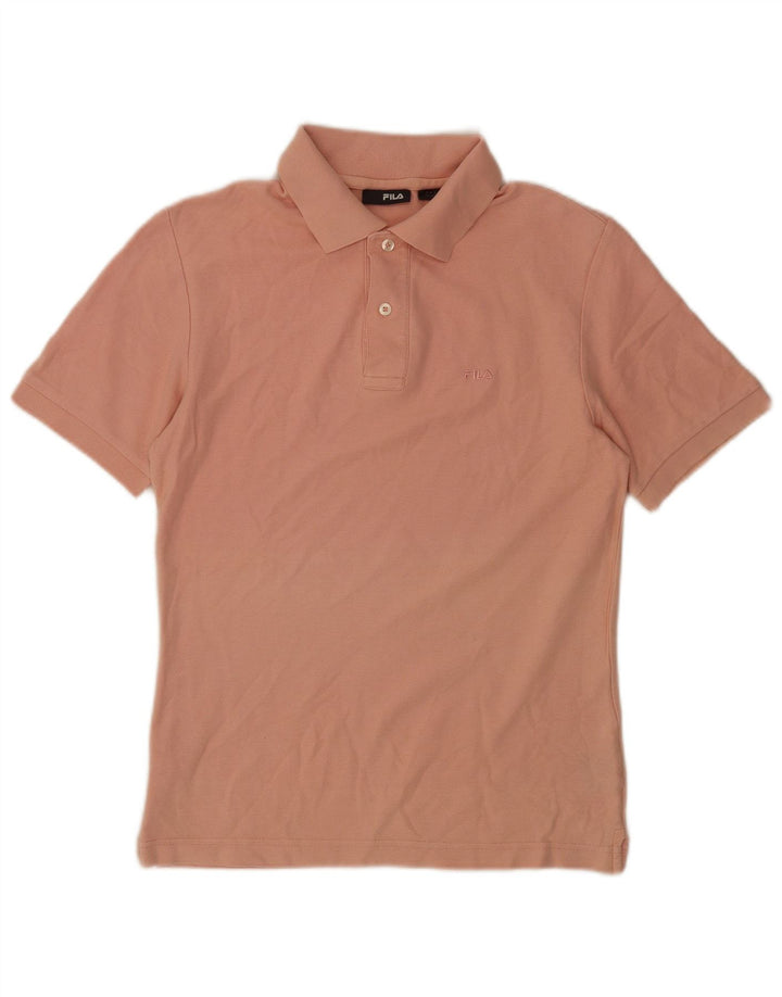 Camisa Polo Masculina Fila Pequena Rosa